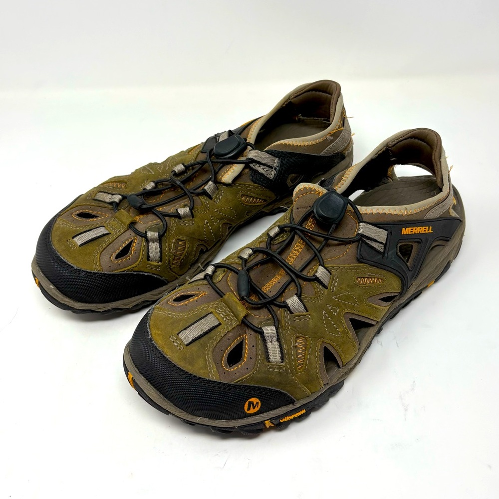 Merrell Men's Athletic Shoes - Olive and Black